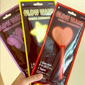 NWT | Heart/Star/Butterfly Glow Stick